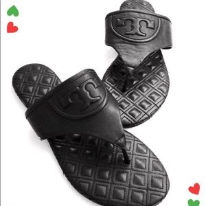 Size 8.5 NEW!! TORY BURCH FLEMING QUILTED SANDALS